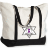 State Police - Zipper Handle Tote Bag with 2 color imprint.