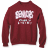 High School Seniors Crewneck Sweatshirt with 1 color imprint.